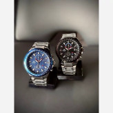 ساعت مچی مردانه اورجینال کاسیو ادی فایس سه موتور فعال ضد اب رنگ ثابت