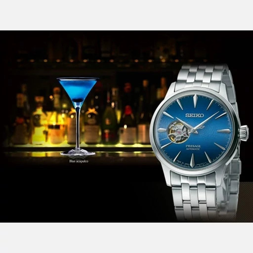 ساعت مچی مردانه اتوماتیک سیکو ضداب رنگ ثابت قفل مخفی حک برند سیکو اتوماتیک.SEIKO